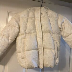 Urban Republic Kids Floral Cream Puffer Jacket